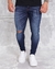 CALÇA MASCULINA JEANS SKINNY DESTROYED
