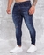 CALÇA MASCULINA JEANS SKINNY DESTROYED - comprar online