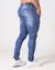 Calça Masculina Jeans Skinny Recorte Frontal Clara na internet