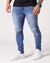 Calça Masculina Jeans Skinny Recorte Frontal Clara - Rodrigs Conceito