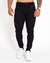 Calça Masculina Sarja Preta Com Elastano Skinny Fit Destroyed Pigmentada