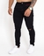 Calça Masculina Sarja Preta Skinny Fit Corte No Joelho