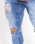Calça Jeans Destroyed Skinny Fit Hilding Power na internet