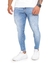 Calça Skinny Masculina Jeans Destroyed T400
