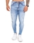 Calça Skinny Masculina Jeans Destroyed T400 - comprar online