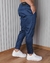 Calça Alfaiataria Masculina Classic Fit - Azul Marinho Azul na internet