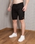 Short Sarja Masculino Cetim - Hidrorepelente Não Molha - Preto - loja online