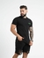 Imagem do Camisa Masculina Long-line Contton - Preto
