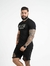 Camisa Masculina Long-line Contton - Preto