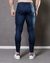 Calça Alfaiataria Corte Italiana Skinny Com Elastano - Azul Marinho na internet