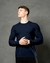 Camisas de Manga Longa para um Toque de Estilo e Conforto - Azul Marinho na internet