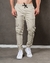 Calça Jogger Cargo Masculina Bege