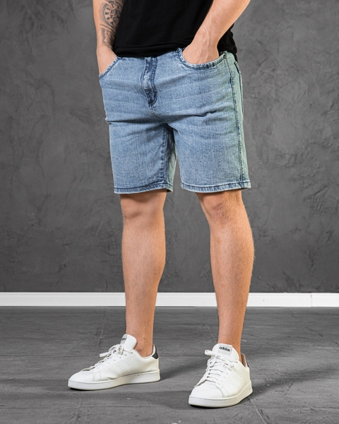 Bermuda Masculina Jeans Com Laycra Basica