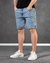 Bermuda Masculina Jeans Com Laycra Basica