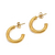 Zoé Hoops - Gold - comprar en línea