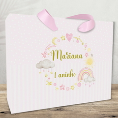 Sacola para Lembrancinhas Infantis tema Arco Iris Menina- pacote com 10 unidades - comprar online