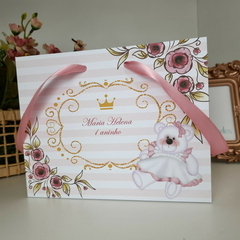 Sacola Personalizada para Lembrancinha de Festa tema Ursinha - pacote com 10 unidades - comprar online