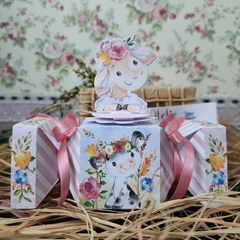 Kit de Caixinhas Personalizadas para Lembrancinhas tema Fazendinha Menina na internet
