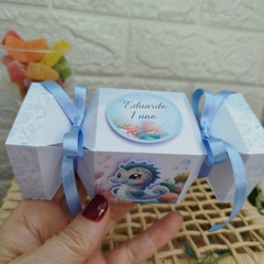 Kit de Caixinhas Personalizadas Festa Infantil tema Fundo do Mar Menino - Atelie Cor de Flor