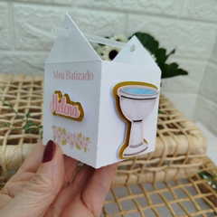 Kit de Caixinhas Personalizadas para Batizado Menina