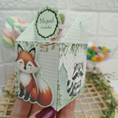 Kit de Caixinhas Personalizadas Festa Infantil Bichinhos do Bosque Encantado - Atelie Cor de Flor