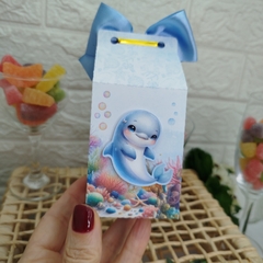 Imagem do Kit de Caixinhas Personalizadas Festa Infantil tema Fundo do Mar Menino