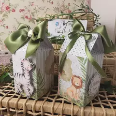 Kit de Caixinhas Personalizadas para Lembrancinhas tema Safari - Atelie Cor de Flor