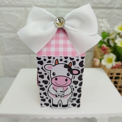 Kit de Caixinhas Personalizadas Festa tema Vaquinha Rosa - Atelie Cor de Flor