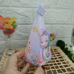 Kit de Caixinhas Personalizadas para Festa Infantil tema Fundo do Mar Menina - Atelie Cor de Flor