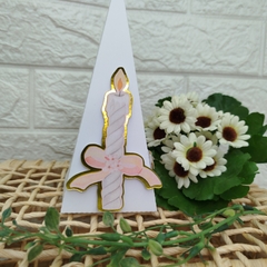 Kit de Caixinhas Personalizadas para Batizado Menina - Atelie Cor de Flor