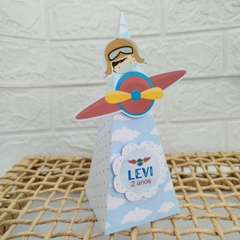 Kit de Caixinhas Personalizadas tema Aviador - Atelie Cor de Flor