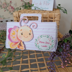 Kit de Caixinhas Personalizadas para Lembrancinha de festa Infantil tema Borboletas - Atelie Cor de Flor