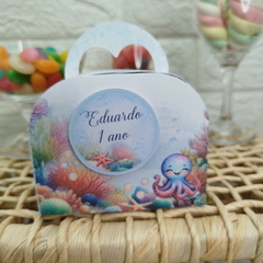 Kit de Caixinhas Personalizadas Festa Infantil tema Fundo do Mar Menino na internet