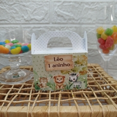 Kit de Caixinhas Personalizadas para Lembrancinhas tema Safari Infantil - Atelie Cor de Flor