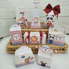 Kit de Caixinhas Personalizadas para Lembrancinhas tema Circo - loja online