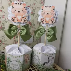 Centro de Mesa Personalizado tema Safari - pacote com 5 unidades - comprar online