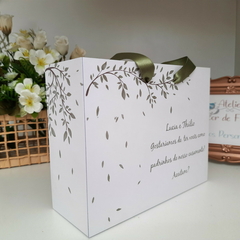 Sacola Personalizada para Convite de Padrinhos de Casamento - pacote c/ 10 unidades na internet