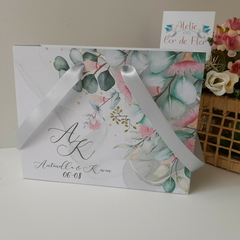 Sacola Personalizada para Convite de Padrinhos de Casamento - pacote c/ 10 unidades - comprar online