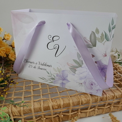 Imagem do Sacola Personalizada para Convite de Padrinhos de Casamento - pacote c/ 10 unidades