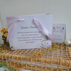 Sacola Personalizada para Convite de Padrinhos de Casamento - pacote c/ 10 unidades na internet