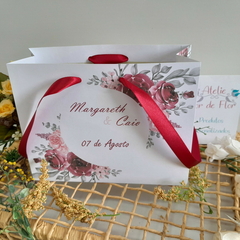 Sacola Personalizada para Convite de Padrinhos de Casamento - pacote c/ 10 unidades - comprar online
