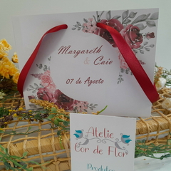 Sacola Personalizada para Convite de Padrinhos de Casamento - pacote c/ 10 unidades na internet