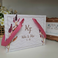 Sacola Personalizada para Convite de Padrinhos de Casamento - pacote c/ 10 unidades - comprar online