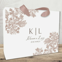Sacola Personalizada para Convite de Padrinhos de Casamento - pacote c/ 10 unidades - comprar online