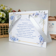 Imagem do Sacola Personalizada para Convite de Padrinhos de Casamento - pacote c/ 10 unidades