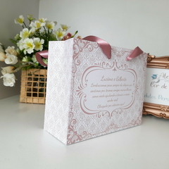 Sacola Personalizada para Convite de Padrinhos de Casamento - pacote c/ 10 unidades na internet