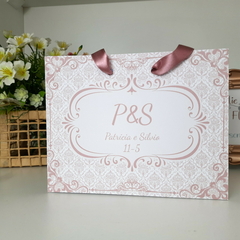 Sacola Personalizada para Convite de Padrinhos de Casamento - pacote c/ 10 unidades - comprar online