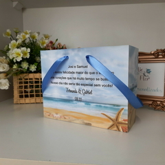 Sacola Personalizada para Convite de Padrinhos de Casamento - pacote c/ 10 unidades - loja online