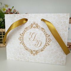 Sacola Personalizada para Convite de Padrinhos de Casamento - pacote c/ 10 unidades - comprar online