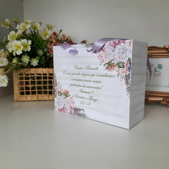 Imagem do Sacola Personalizada para Convite de Padrinhos de Casamento - pacote c/ 10 unidades